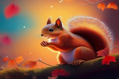 Centella dorada en la rama