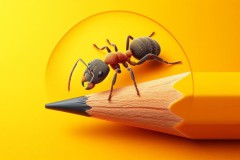 El desafío de la hormiga escritora